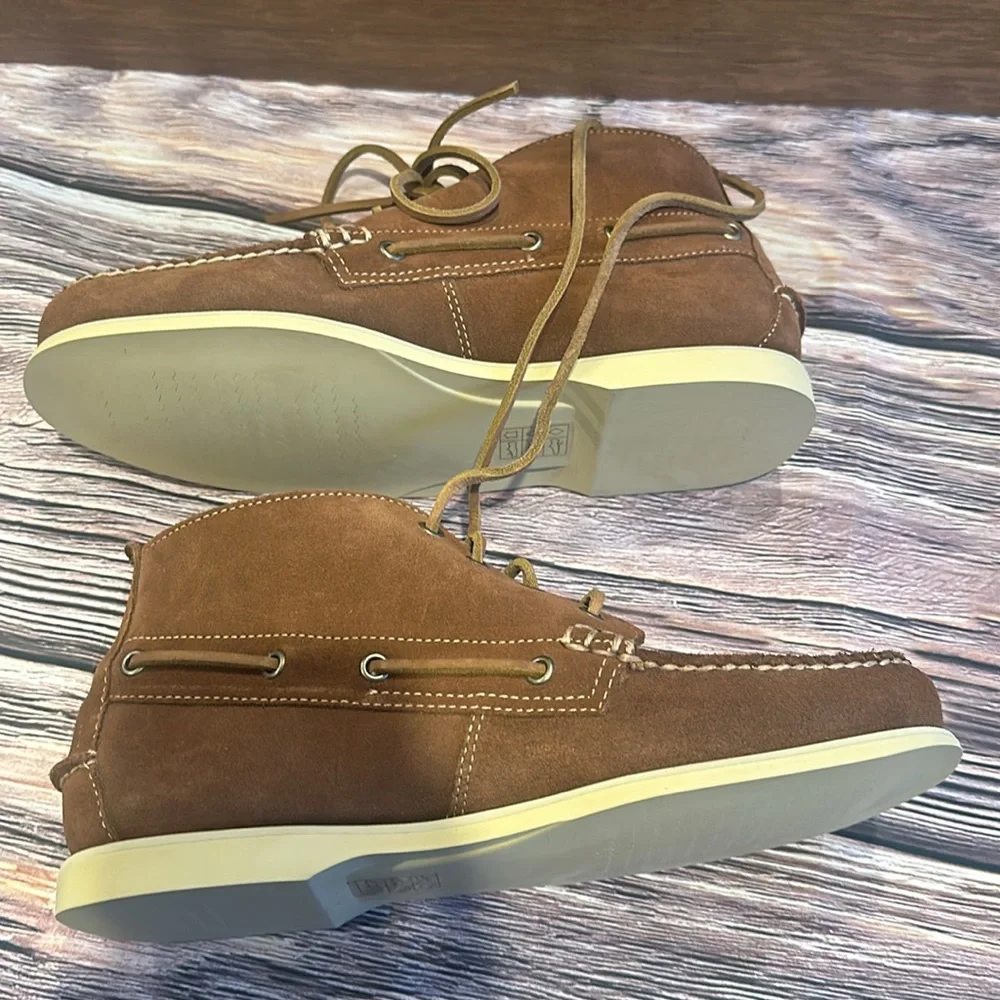 J.crew Factory men’s Chukka boots dark brown new with box size 8.5